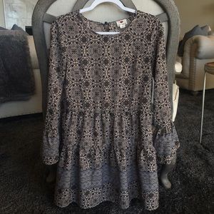 One Clothing Patterned Ruffle dress